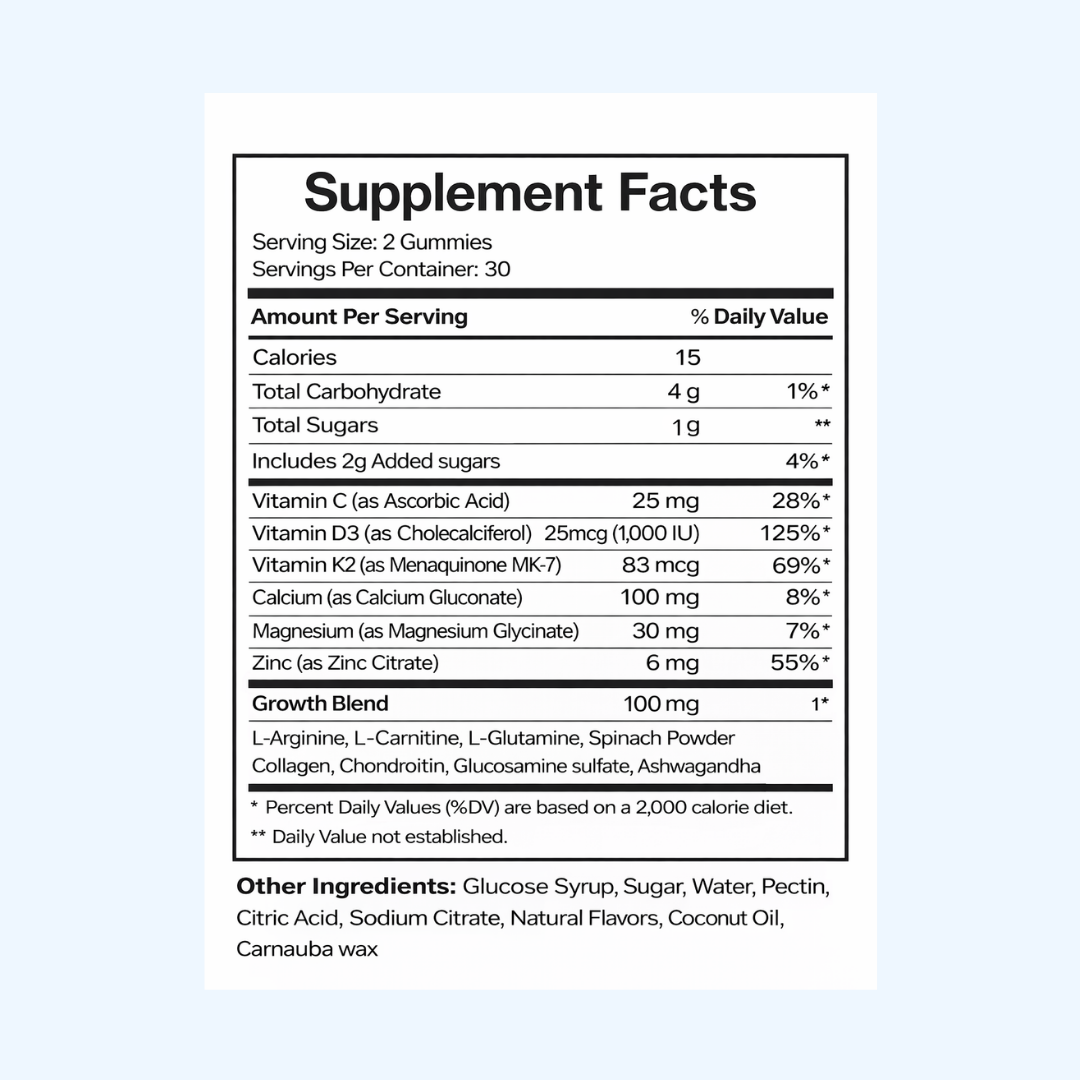 Nourify Heightener Gummies