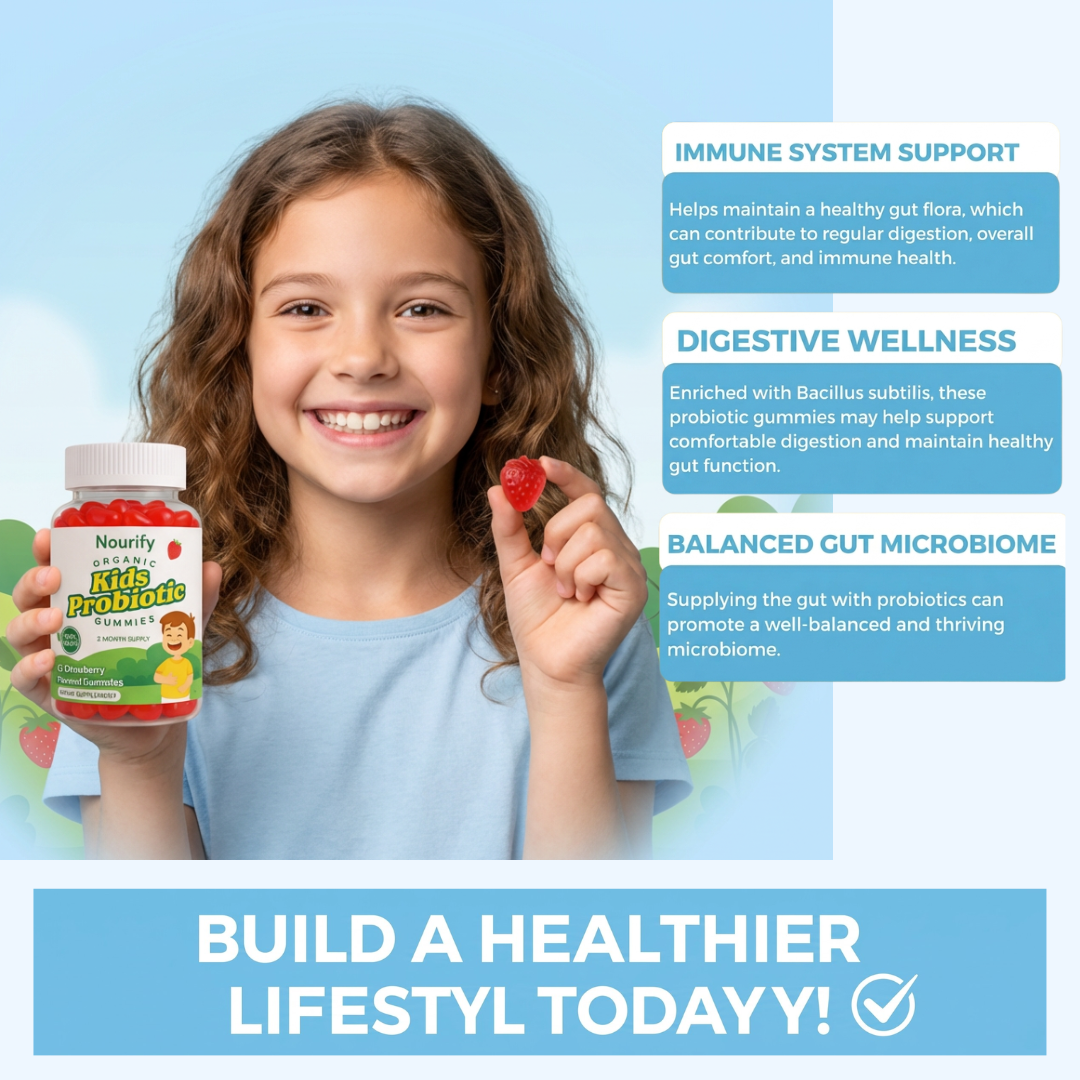 Nourify - Organic Kids Probiotic Gummies