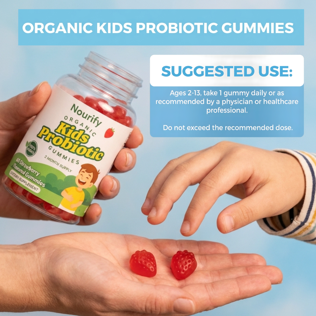 Nourify - Organic Kids Probiotic Gummies