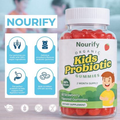 Nourify - Organic Kids Probiotic Gummies