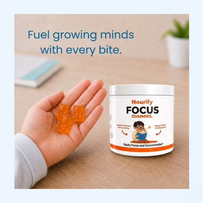 Nourify - Gomitas para la concentración infantil