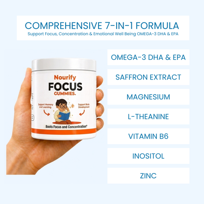 Nourify - Gomitas para la concentración infantil